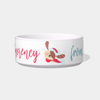 Personalised Christmas Pet Bowl