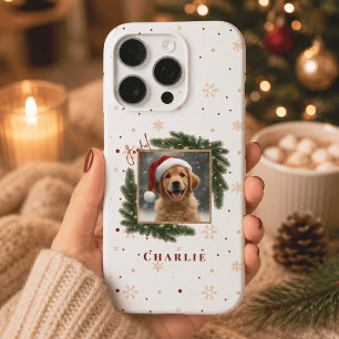 Personalised Christmas Pet Photo – Holiday iPhone 16 Pro Case