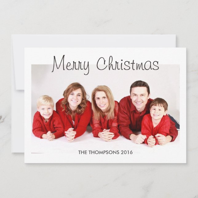 Personalised Christmas Photo Cards (Front)