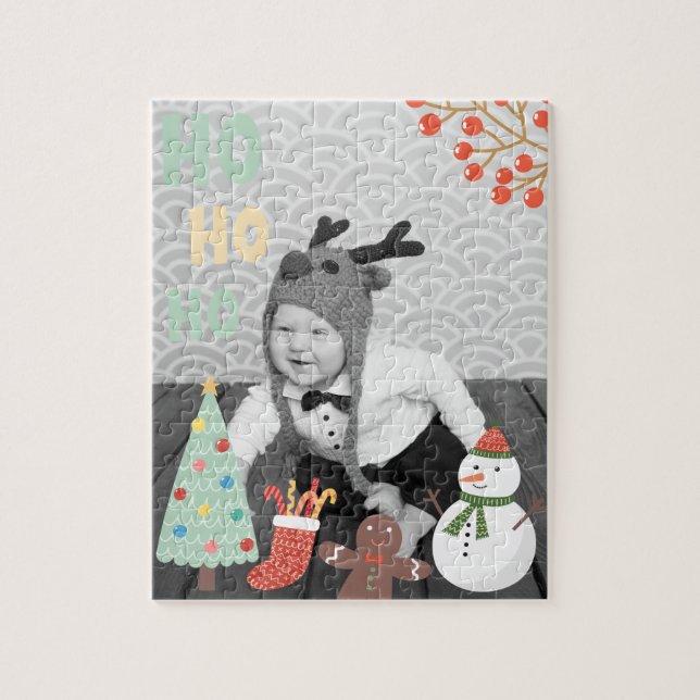 Personalised Christmas puzzle with your photo (Vertical)