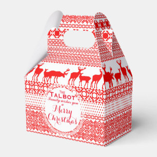 Personalised CHRISTMAS SEASON'S GREETING Favour Bo Favour Box