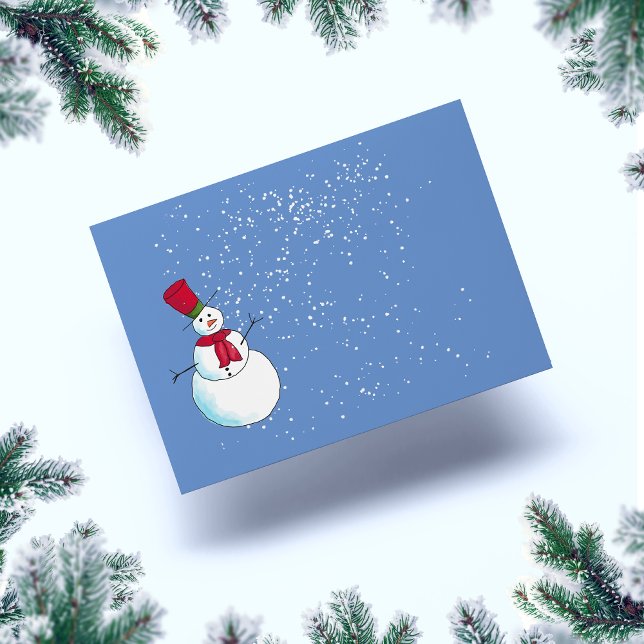 Personalised Christmas Snowman Envelope (Creator Uploaded)
