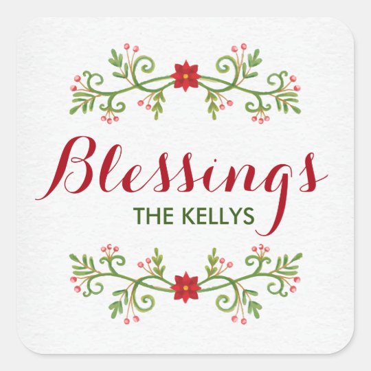 Personalised Christmas Sticker