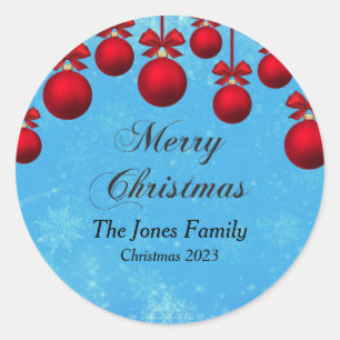 Personalised Christmas Stickers