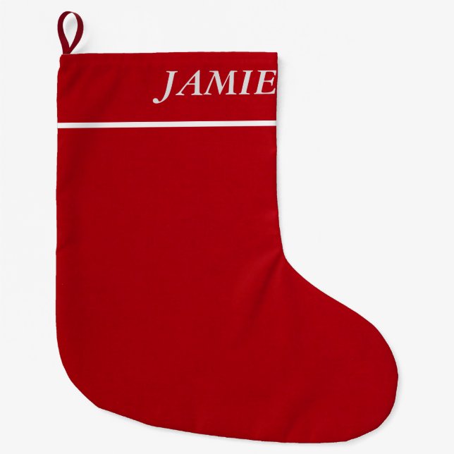 Personalised Christmas Stocking (Front)