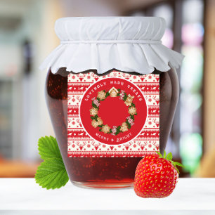 Personalised Christmas Sweets Label