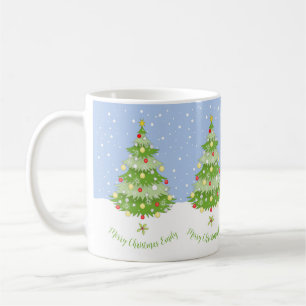Personalised Christmas Tree Mug