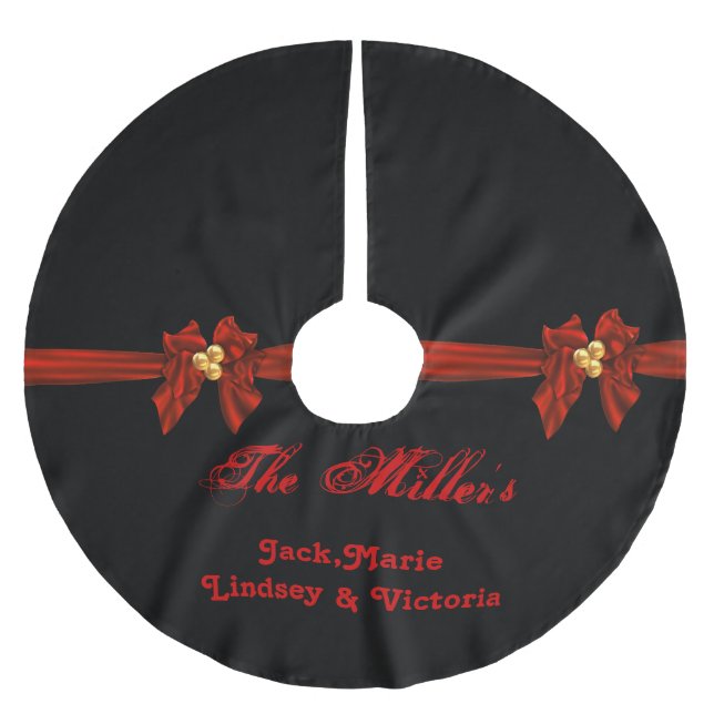 Personalised Christmas Tree Skirt (Front)