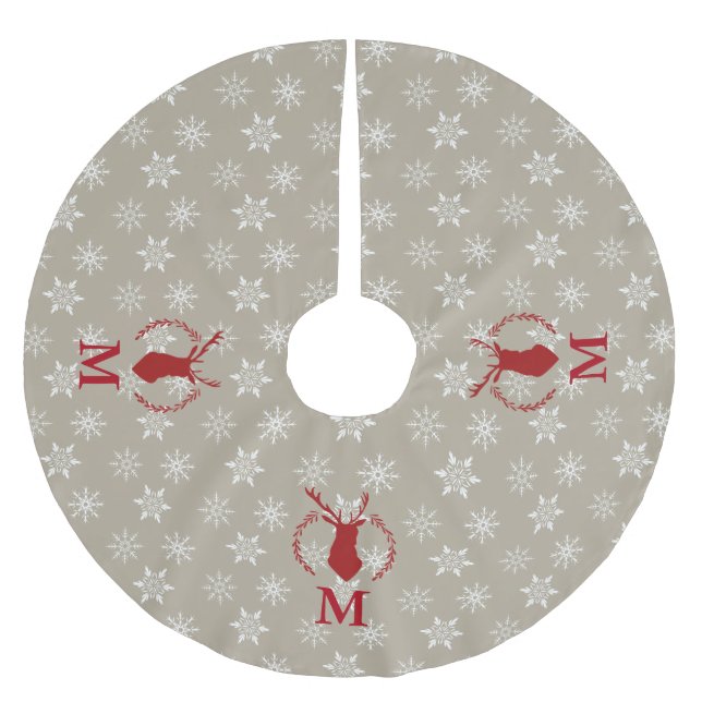 Personalised christmas tree skirt (Front)