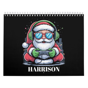 Personalised Christmas Video Game Santa Xmas Calendar