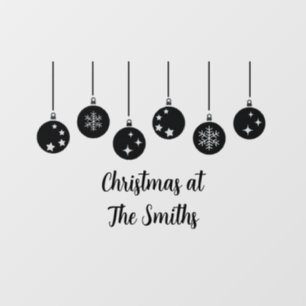 Personalised Christmas Window Cling