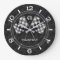 Personalised Chrome Racing Flags on Fine Checkers