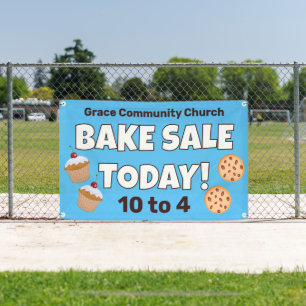 Personalised Church Bake Sale Banner