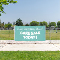 Personalised Church Bake Sale Banner