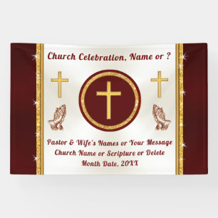 Personalised, Church Banners for ANY OCCASION