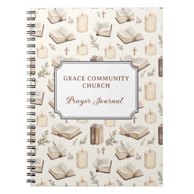 Personalised Church Prayer Journal (Front)