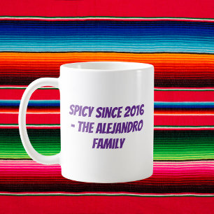 Personalised Cinco de Mayo Family Coffee Mug