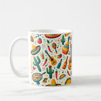 Personalised Cinco De Mayo Mug, Mexican Mugs, Tac Coffee Mug