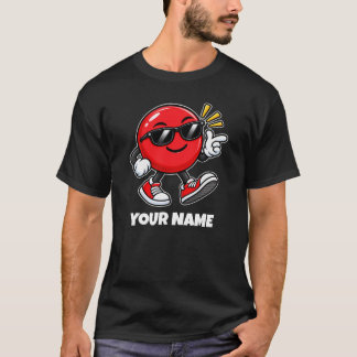 Personalised Circle Name & Custom Text T-Shirt