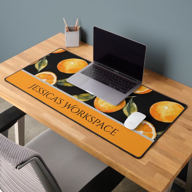 Personalised Citrus-Themed Desk Mat (Office 2)