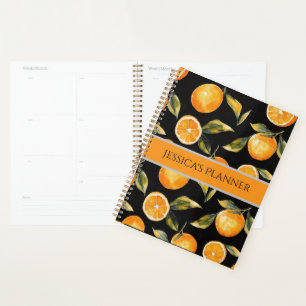 Personalised Citrus-Themed Planner