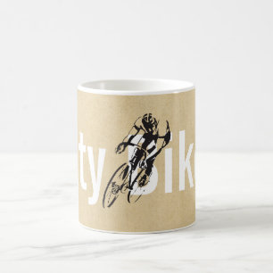 Personalised City Bicycle Shop Coffee Mug