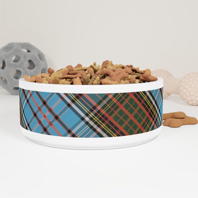 Personalised Clan Anderson Tartan Plaid Pattern Bowl (Creator Uploaded)