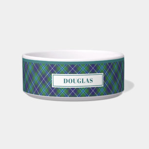 Personalised Clan Douglas Tartan Plaid Bowl
