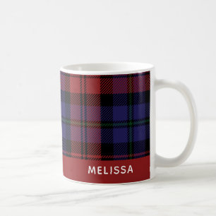 Personalised Clan MacLachlan Tartan Plaid Name Coffee Mug