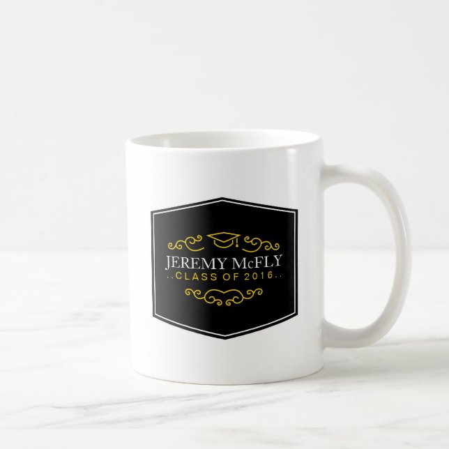 Personalised Class of 2016 Graduation Coffee Mug (Right)