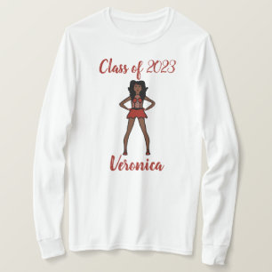 Personalised Class of 2023 Majorette Shirt Berry