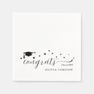 Personalised  Class of 2025 Graduation Party Decor Napkin
