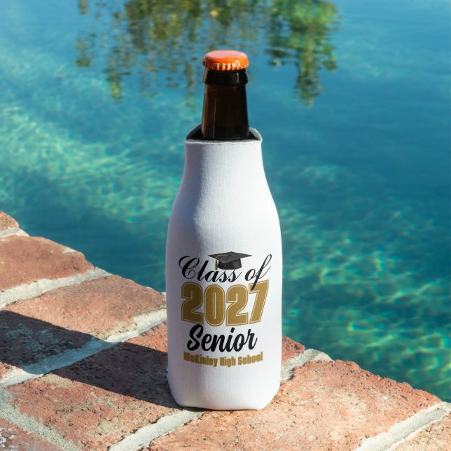 Personalised Class of 2027 High School Senior Bottle Cooler (In Situ Pool)