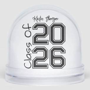 Personalised Class of Year Graduation Keepsake Snowglobe