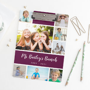 Personalised Class Photo Collage Teacher Clipboard