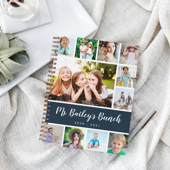 Personalised Class Photo Collage Teacher Notebook (Creator Uploaded)