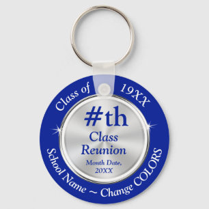 Personalised Class Reunion Party Gift Ideas, Cheap Key Ring