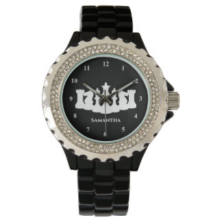 Personalised Classic Chess Pieces Queen Watch