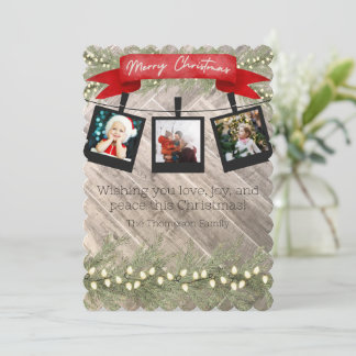 Personalised Classic Christmas Card