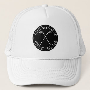 Personalised classic custom golf club bla trucker hat