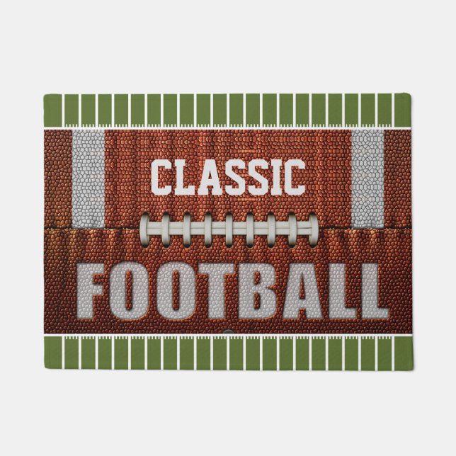 Personalised Classic Football Doormat (Front)