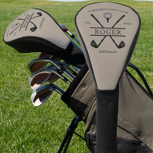 Personalised Classic Golf Club Golf Head Cover (Creator Uploaded)