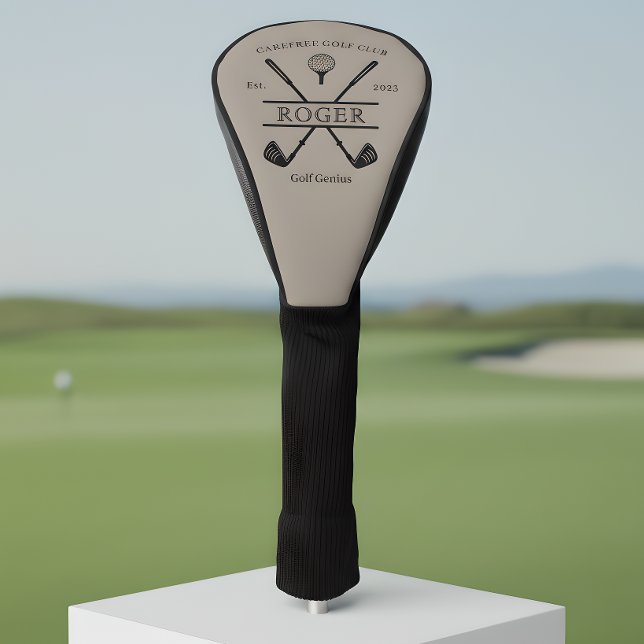 Personalised Classic Golf Club Head Cover (Creator Uploaded)