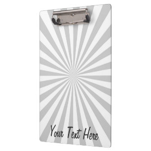 Personalised Classic Grey Burst Customise This! Clipboard
