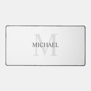 Personalised Classic Monogram and Name Desk Mat