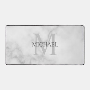 Personalised Classic Monogram and Name Desk Mat