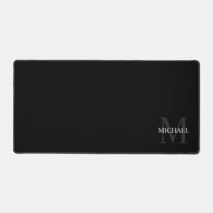Personalised Classic Monogram and Name Desk Mat