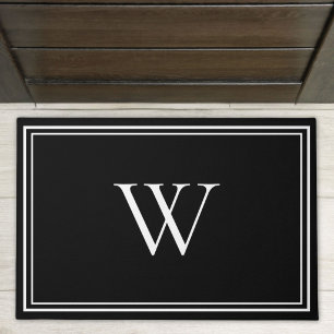 Personalised Classic Monogram Initial Name Outdoor Doormat