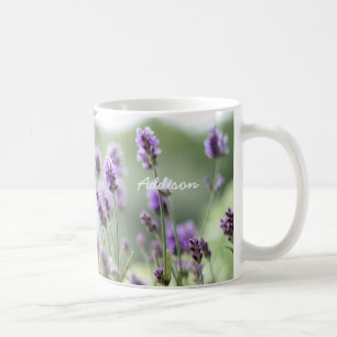 Personalised Classic Mug With Lavender