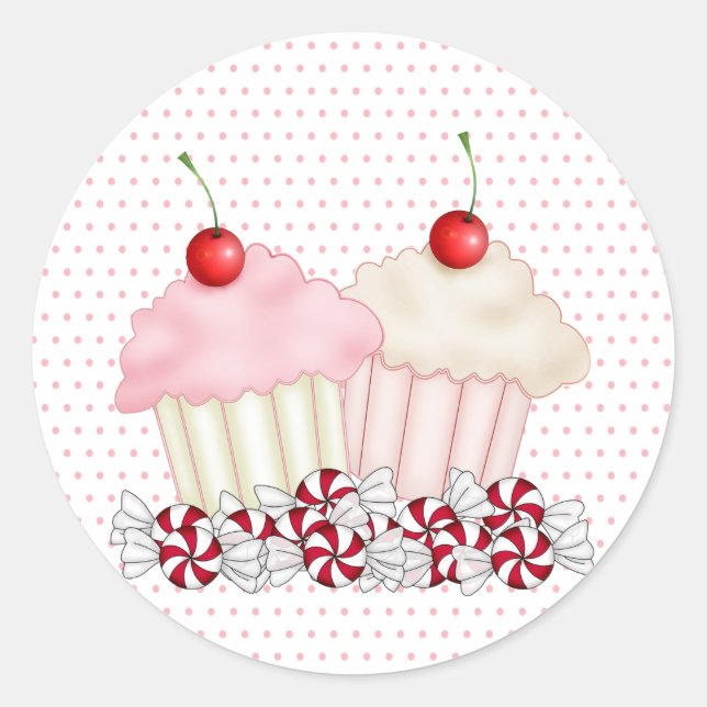 Personalised Classic Round Sticker (Front)